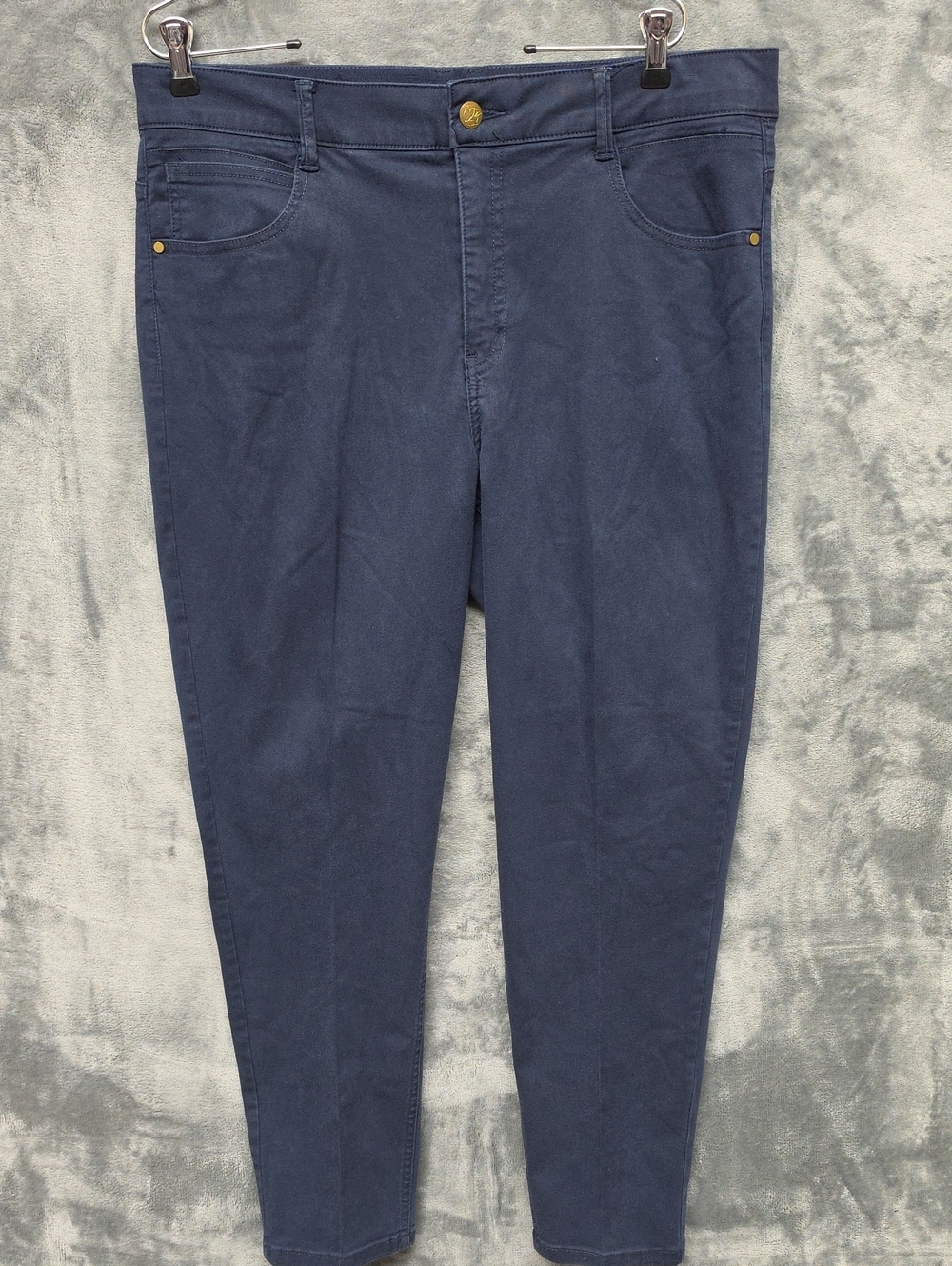 Draper James Womens Navy Slim Chinos Sz 16